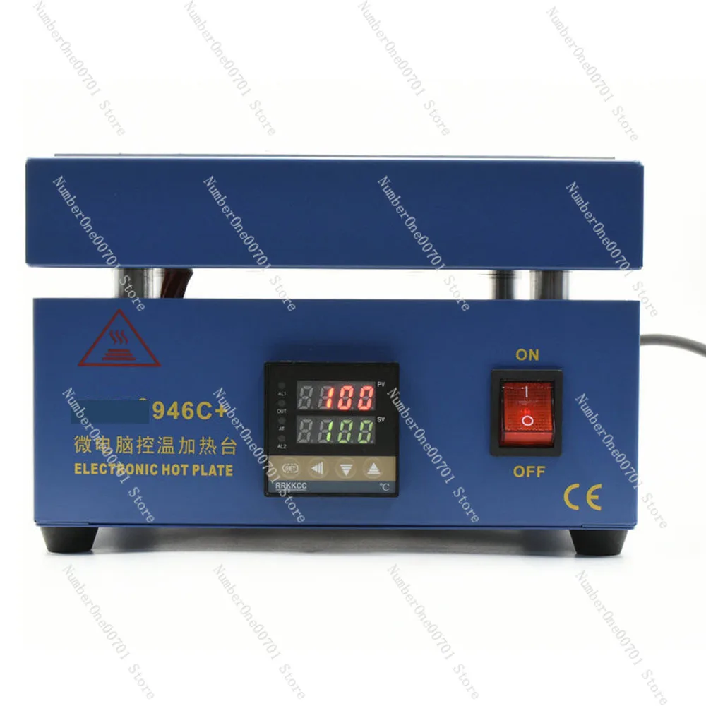 850W 946C+  Electronic Hot Plate Preheat Digital Preheating Station 200x200mm For PCB SMD Heating Led Lamp Desoldering 110V/220V