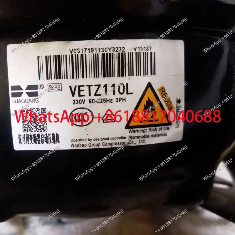 

Refrigerator, inverter compressor VTH1116Y/VTH1113Y single compressor, quality assurance