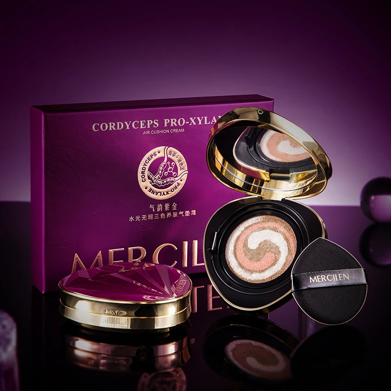 mercilen-water-gloss-flawless-three-color-skin-nourishing-cushion-bb-cream-15g-2-base-liquida-cc-para-maquiagem-natural-nude-corretivo-hidratante-de-longa-duracao-ilumina-o-tom-da-pele-refrescante-e-nao-oleoso-dei
