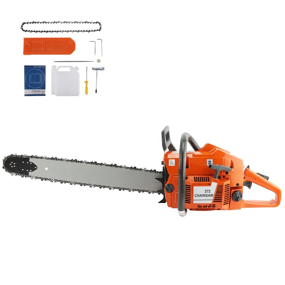 

272 Chainsaw 72cc Power Saw Powerful Tree Cutter Machine Gasoline Power Chain Saw