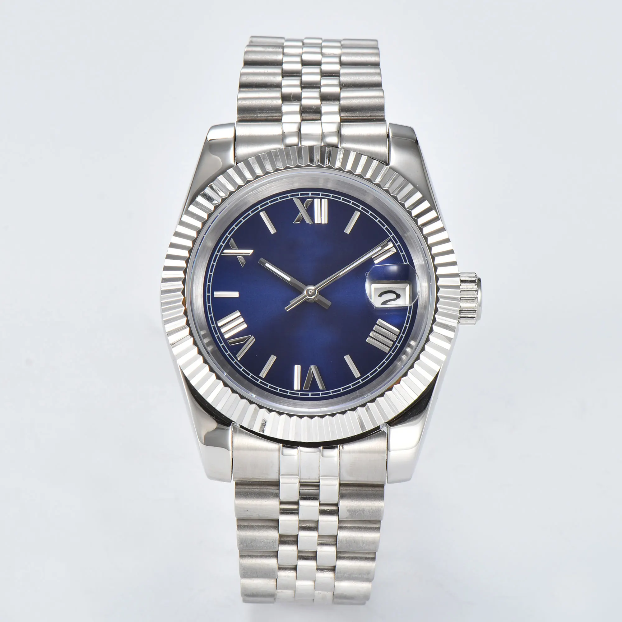 Estuche estéril NH35 para hombre, cristal de zafiro impermeable, adecuado para NH35/NH36/NH34 movem, 28,5mm, 36mm/40mm