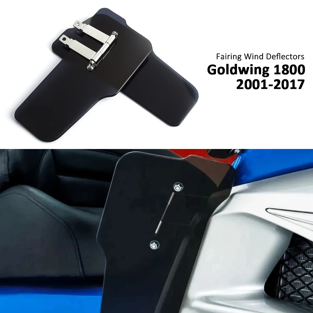 

GL1800 Accessories Side Spoiler Windshield For Honda Goldwing 1800 GL 1800 F6B 2001-2017 Lower Fairing Front Wind deflectors