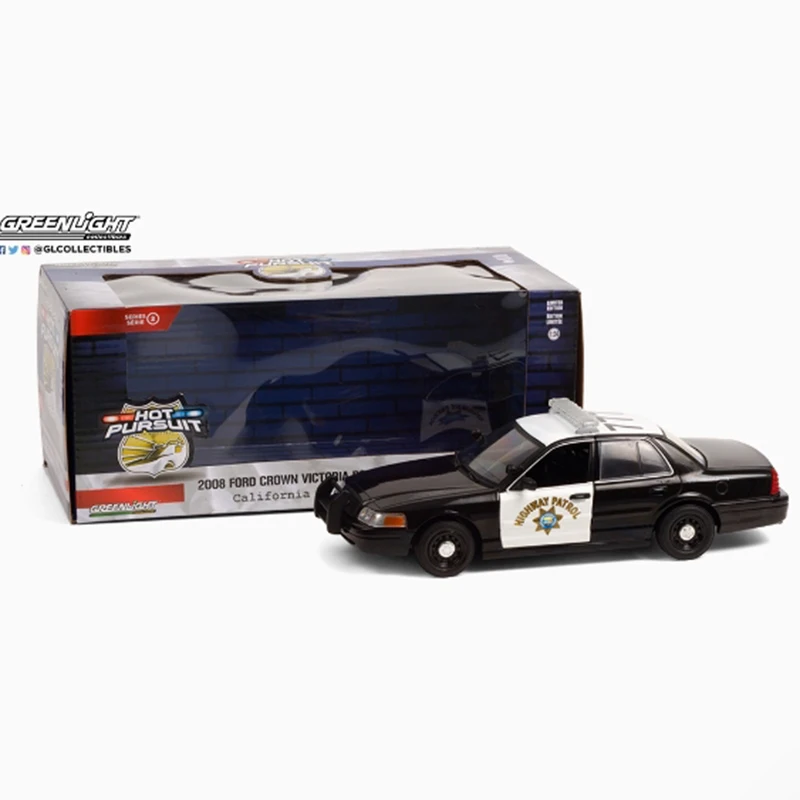

Greenlight масштаб 1:24 2008 Виктория Корона 85523, имитация модели автомобиля из сплава, статическая коллекция, украшенная праздничная игрушка, сувенирный подарок