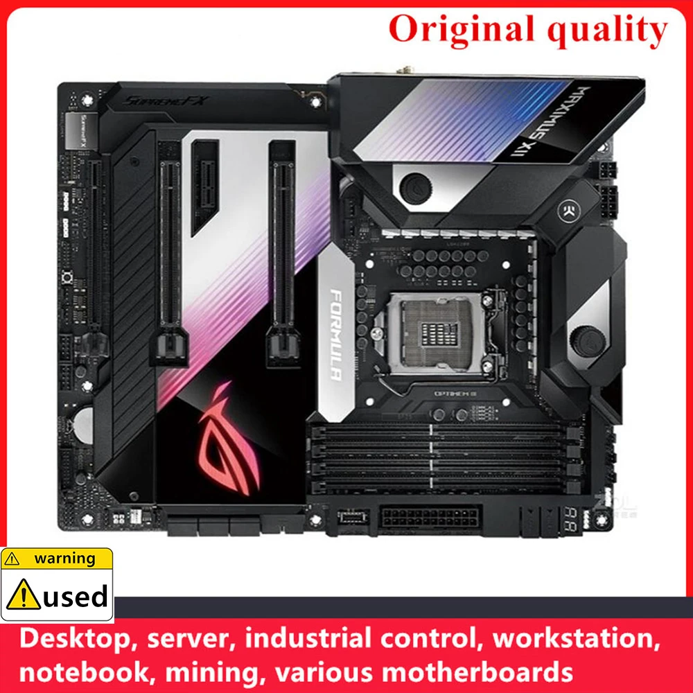 For ROG MAXIMUS XII FORMULA Motherboards LGA 1200 DDR4 128GB ATX Intel Z490 Overclocking Desktop Mainboard M.2 NVME III USB3.0