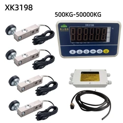 Bilancia da banco da pavimento Display di pesatura Xk3198-t9 bilancia elettronica per bestiame bilancia fai da te camion 500kg-5t vestito