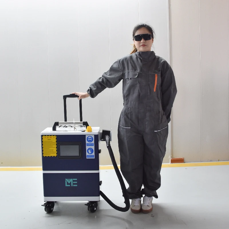 

Excellent Manufacturers Pulse Laser Cleaning Machine 100W Power Stainless Steel Raycus Engine Rust Removal