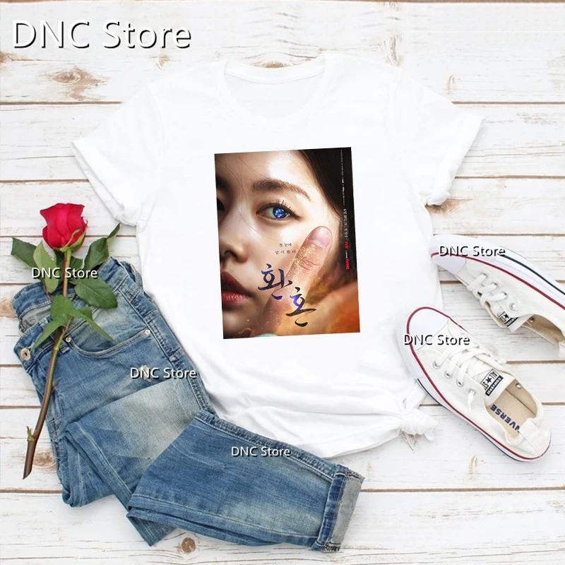 New 90s Girls Tshirt Korean Movie Alchemy Of Souls Graphic Printing Women'S Tshirt Fashion Trend Korean Style Femme Tshirt Tops