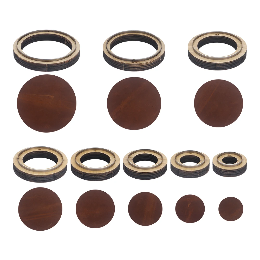 

1Pcs DIY Leather Handicraft Production Workmanship Circular Cutting Mold Scrapbook Embossed Wooden Die-Cutting Leather Mold