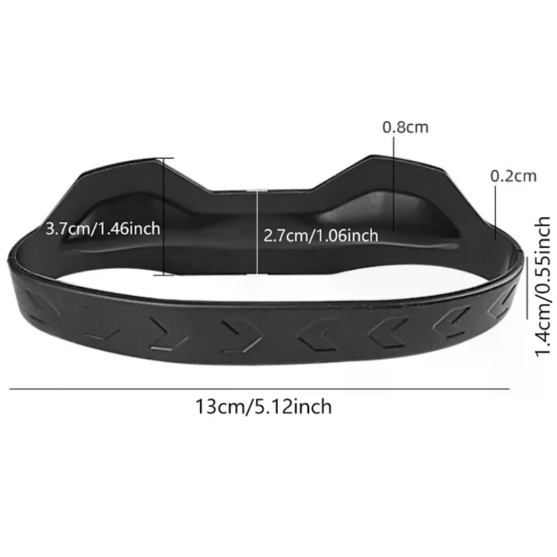 1 قطعة سيليكون الرضفة وتر حزام الركبة مرونة عالية مرنة الركبة دعم حماية ثابتة لثبات الرضفة #6