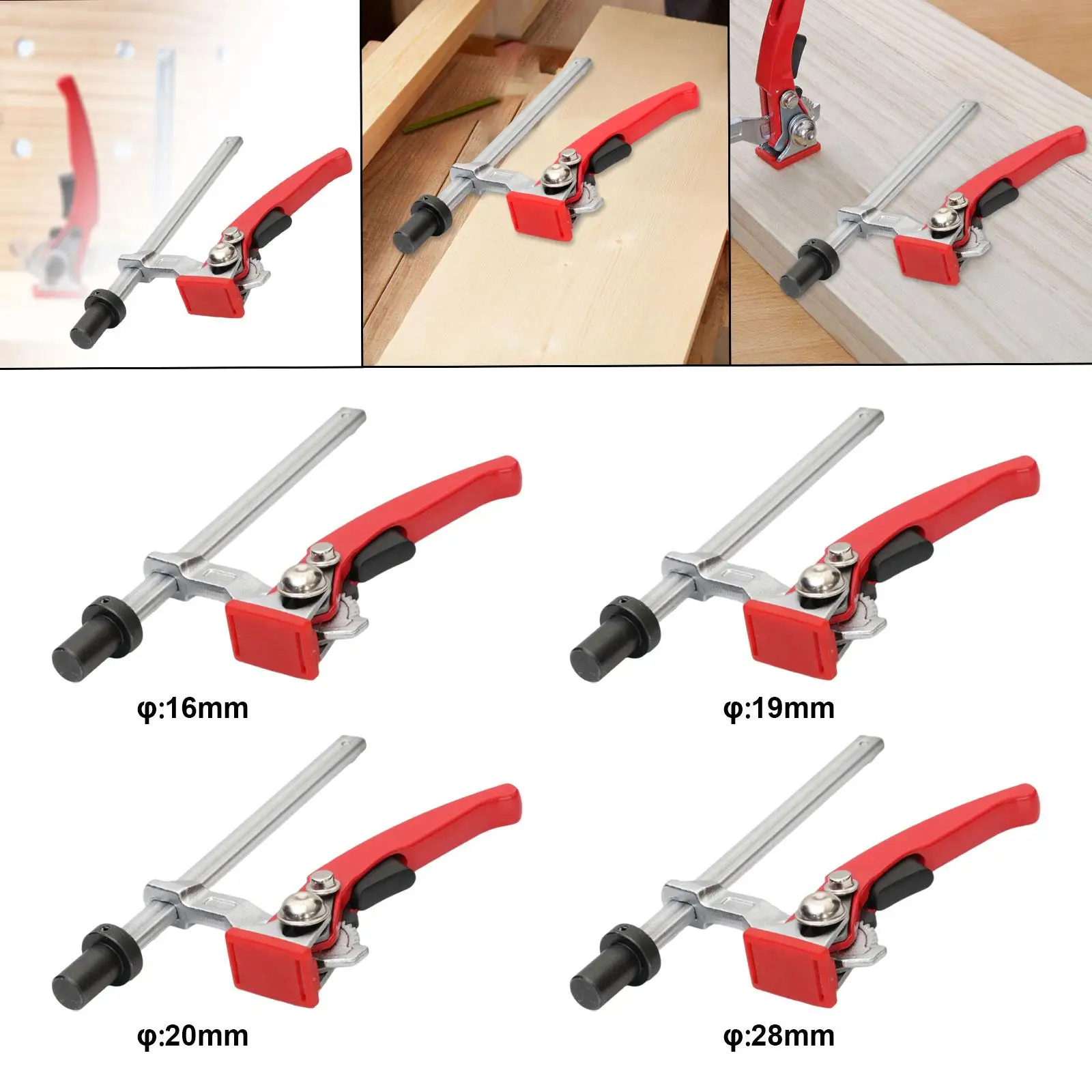 Imagem -04 - Carpintaria Desktop Segure a Braçadeira Bench Dog Hole Hand Tool Rápido Fixo