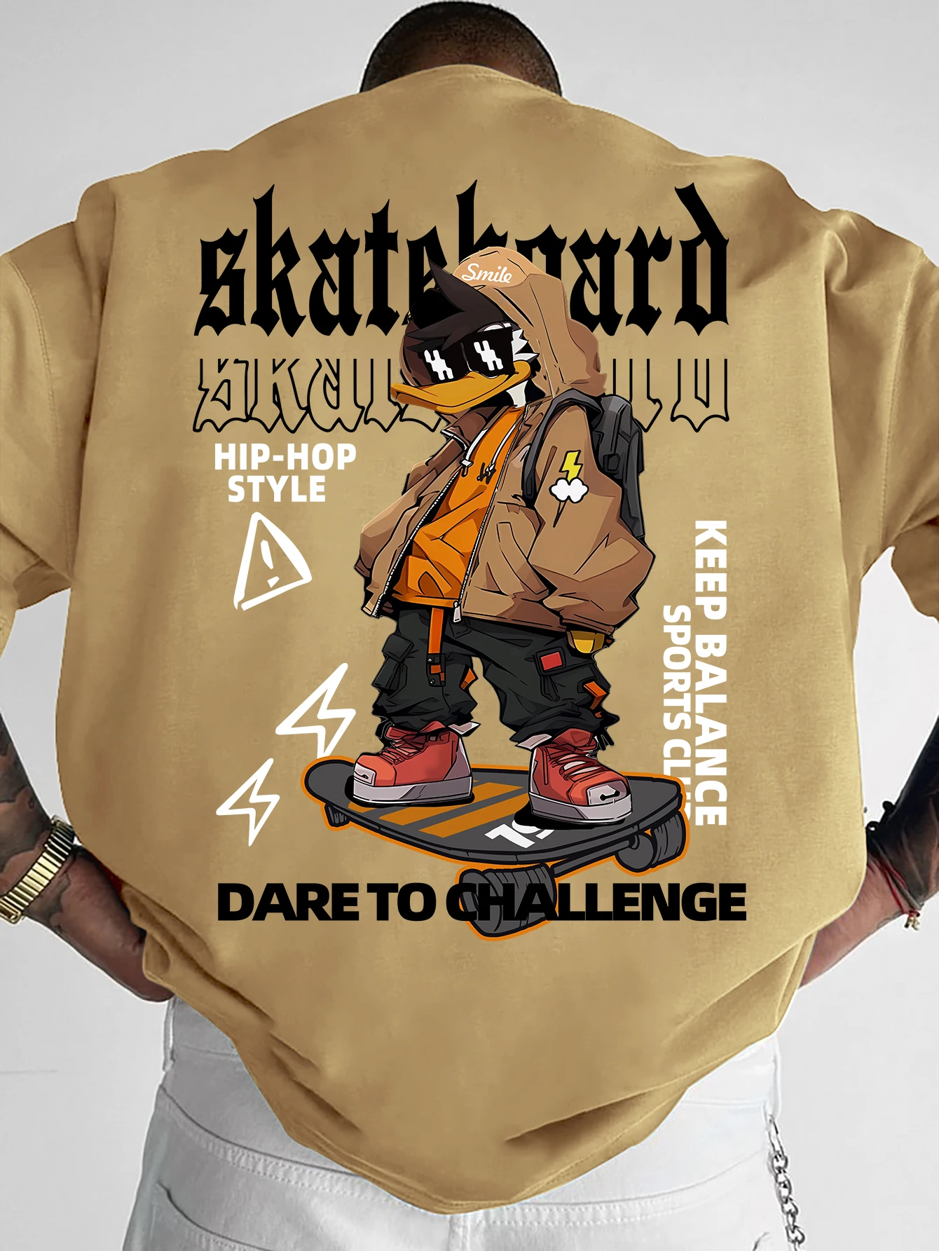 Hip-Hop Skateboard Duck 