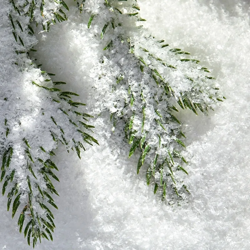 500/50g Artificial Christmas Snow Powder Plastic Dry Snow Powder Xmas Tree Snowflakes DIY Scene Props Supplies Party Home Decor