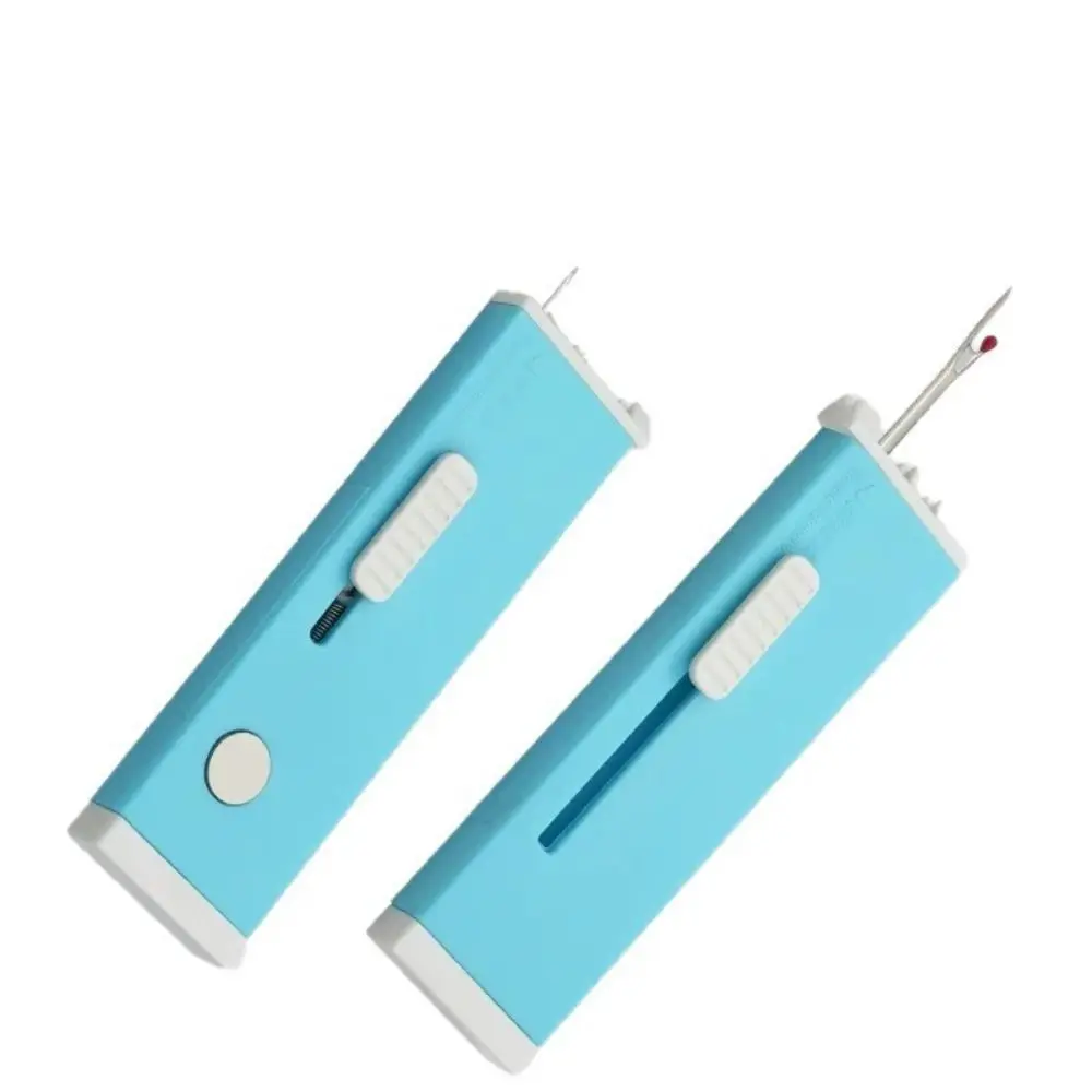 Practical Multi-Functional Needle Threader Eye-Closed Quick Sewing Machine Needle Threader Automatic Fast Pass Seam Ripper