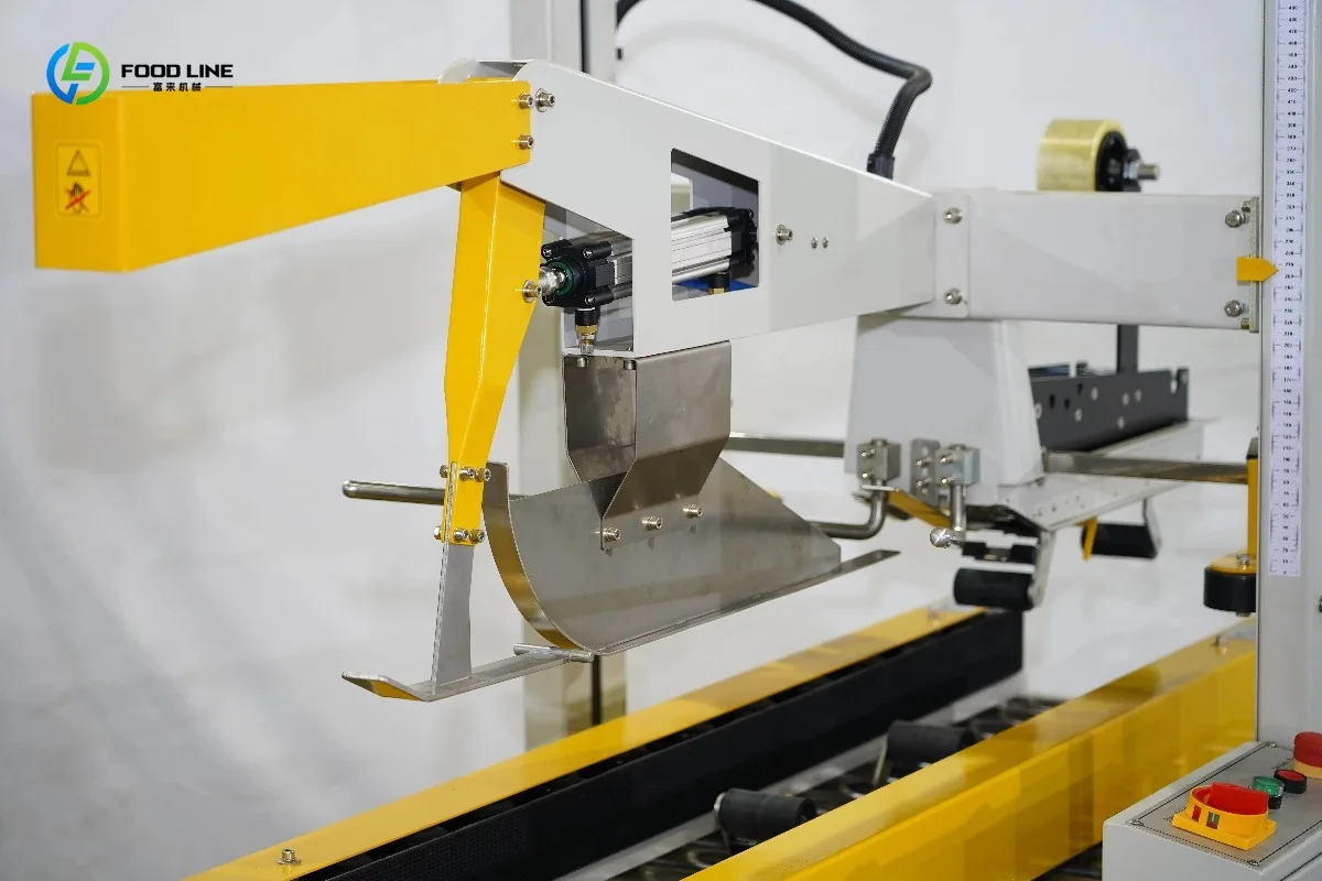 Folding and Sealing Closing Machine Servo Carton Box Sealer for Warehouse Packaging Line Custom