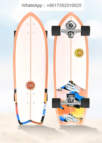 Four wheel skateboarding beginner children's skateboard 6-12 year old male and female adult professional land surfboard