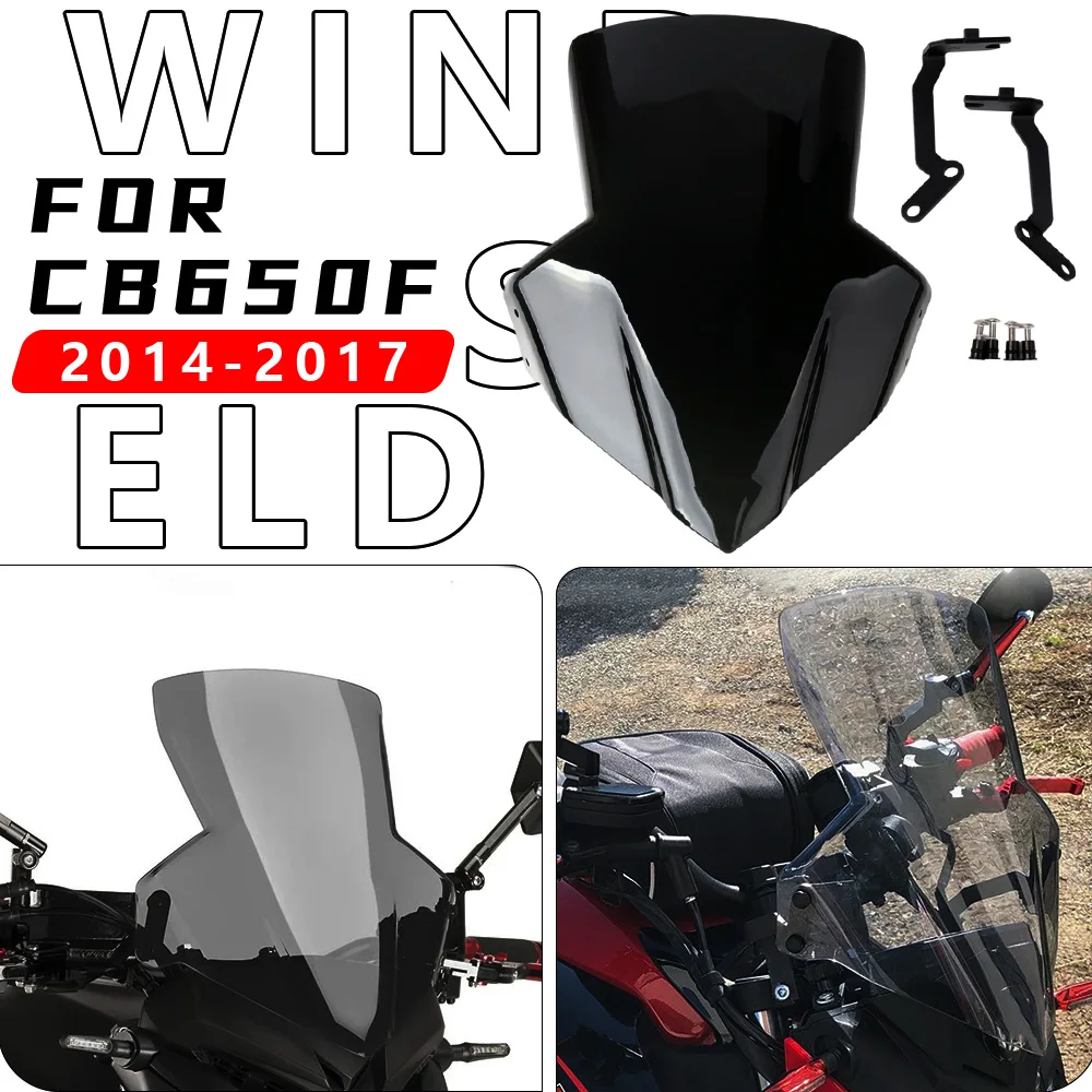 

MTKRACING для HONDA CB650F 2014-2017 аксессуары для мотоциклов, переднее лобовое стекло, ветровые дефлекторы