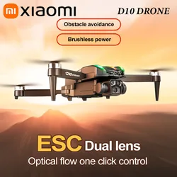 XIAOMI D10 Drone 8K HD Gradiente luce che scorre Fotografia aerea Doppia fotocamera Omnidirezionale per evitare ostacoli Drone senza spazzole