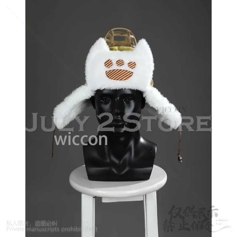 Anime Game Monster Cosplay Felyne Costume Hunterr Furry Plush Warm Hat Soft Wear Gift Cat For Girls Christmas Customized Cosplay