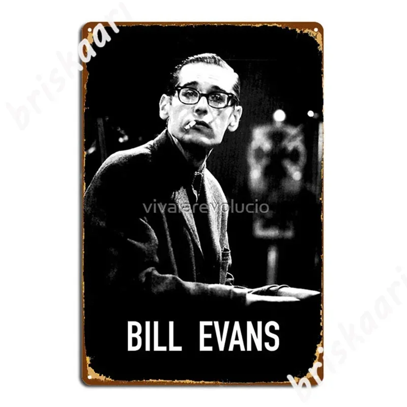 Bill Evans Metal Signs Club Home Cinema Personalized Wall Decor Metal Posters