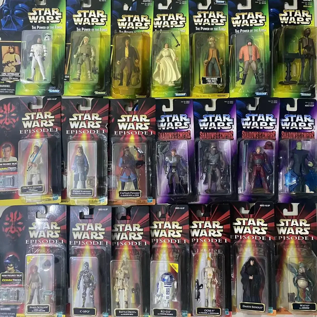 Out of Print Limited Star Wars 3.75 Inch Joint Movable WATTO OOM 9 R2D2 C3PO Action Figure Collection Model Doll Gift Toys