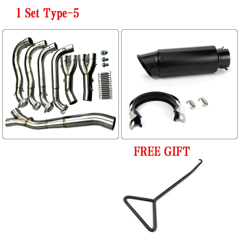 Fit for BMW S1000RR S1000R 2010-2018 60mm Motorcycle Exhaust Full