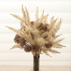 Lavender Artificial Flower Decoration Plastic Fake Flower Bouquet For Home Living Room Vase Decoration Wedding Christmas Arrange