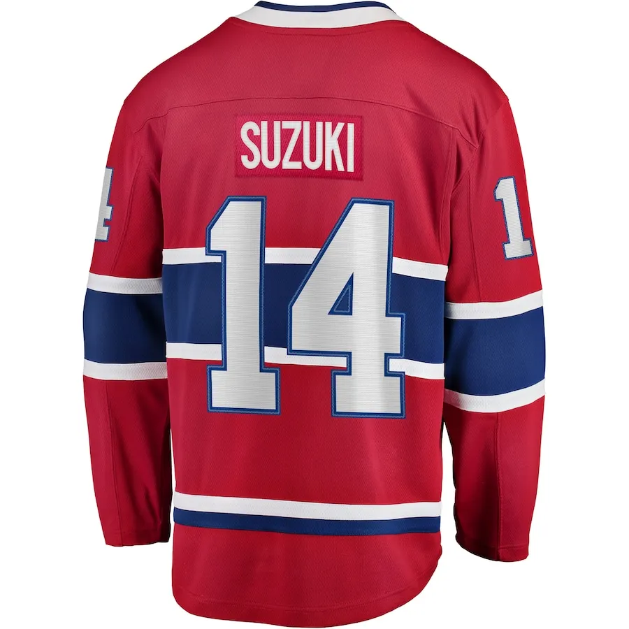 2025 Wholesale Stitched Montreal Hockey Jersey Men Youth Slafkovsky Caufield Suzuki Ice Hockey Uniform