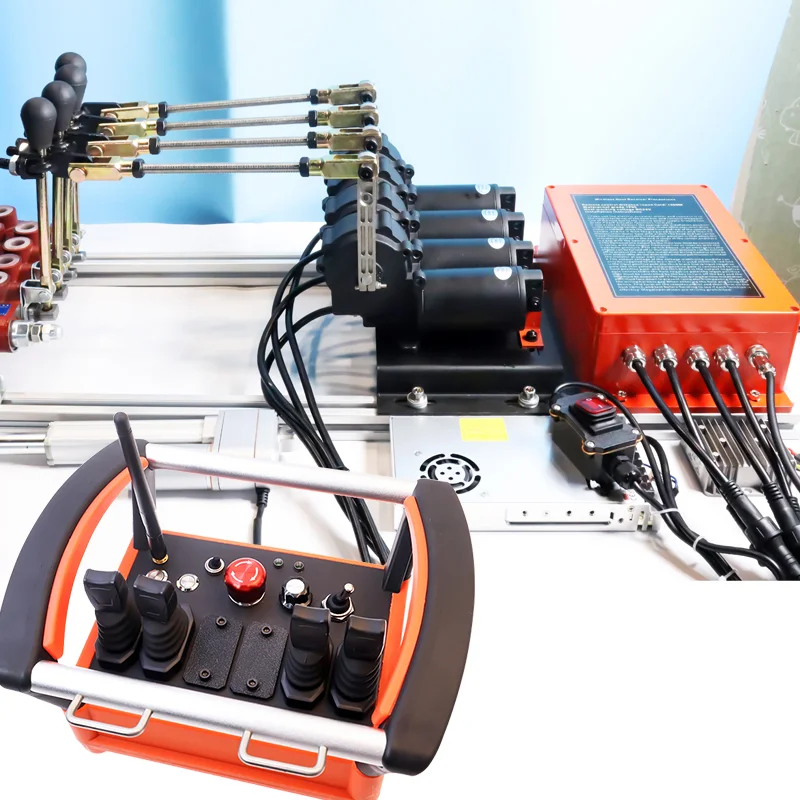 Waterproof IP65 Hydraulic Valve Proportional Coil Joystick Wireless Remote Controller System
