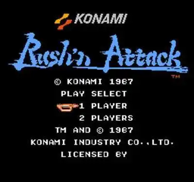 Rush'n Attack 60 Pin Game Card منطقة مجانية لمشغل ألعاب الفيديو 8 بت