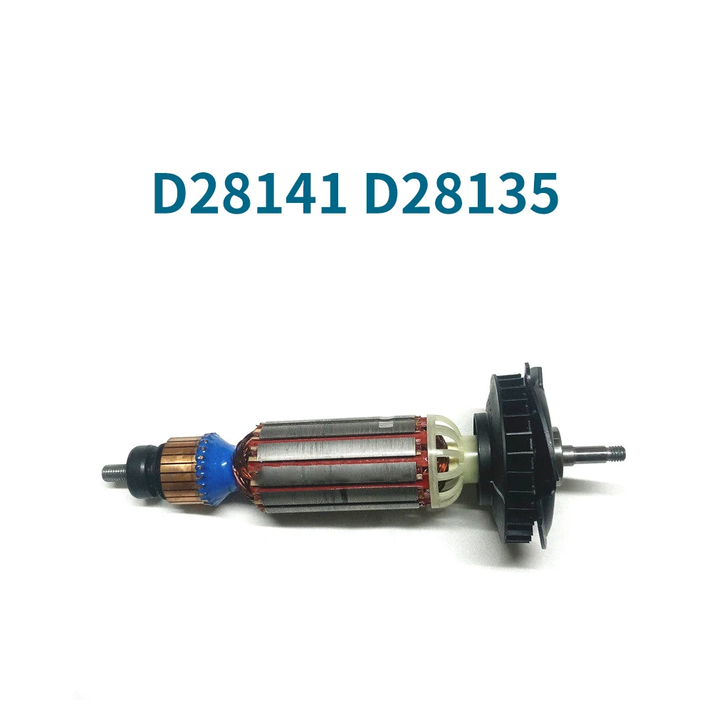 Armadura para amoladoras Dewalt D28141 D28135, rotor, estator, bobina de motor y piezas de repuesto para herramientas eléctricas