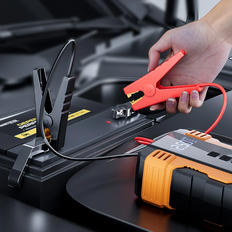 SUITU 2-in-1 Car Jump Starter with Air Pump Portable Battery Booster Digital Tire Inflator for Car Truck Motorcycle - Image 6