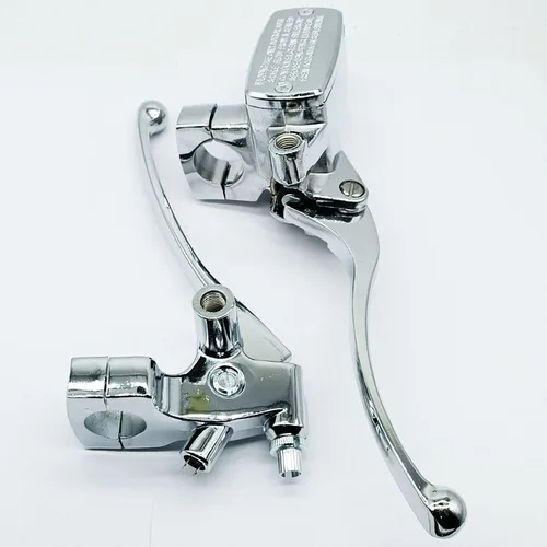 Imagen 2 del producto Cilindro maestro de palanca de embrague de freno hidráulico para galvanoplastia de 25MM, adecuado para Honda CB400SF/Yamaha/Suzuki, mango de embrague izquierdo