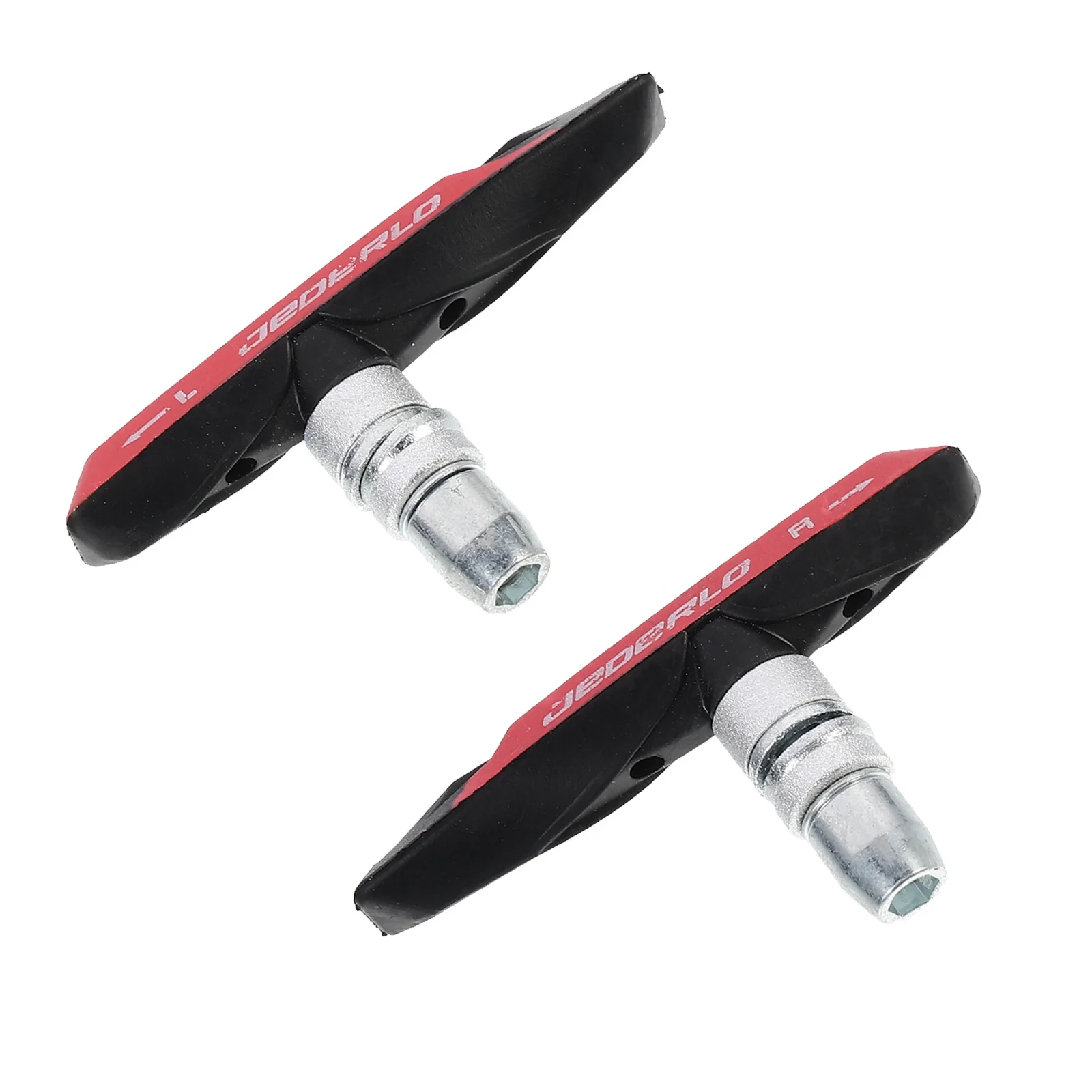 

1 Pair Durable Rubber Bike Brake Pads Mountain Bicycles Brake Blocks Silent Oil Resistant Strong Adhesion Wheel C-Shaped