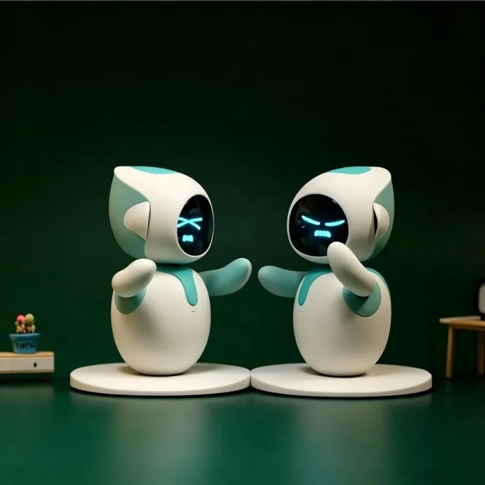 New AI Christmas Gift Smart Robot with Hat Electronic Automation Ai Robot Emotional Interaction Vocal Multiple Mode Cute Gift