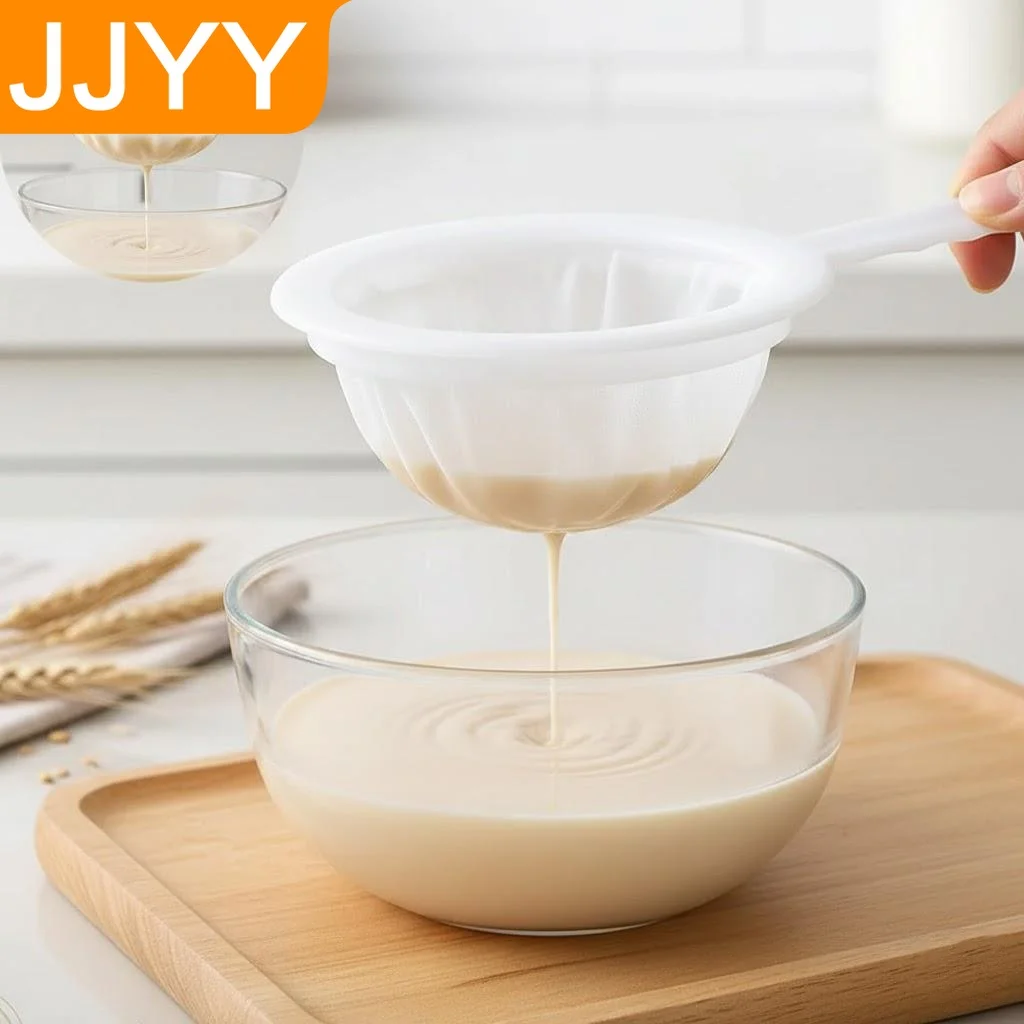 High Density Soy Milk Filter Mesh Screen Kitchen Tool Fruit Vegetable Juice Sieve 100200400