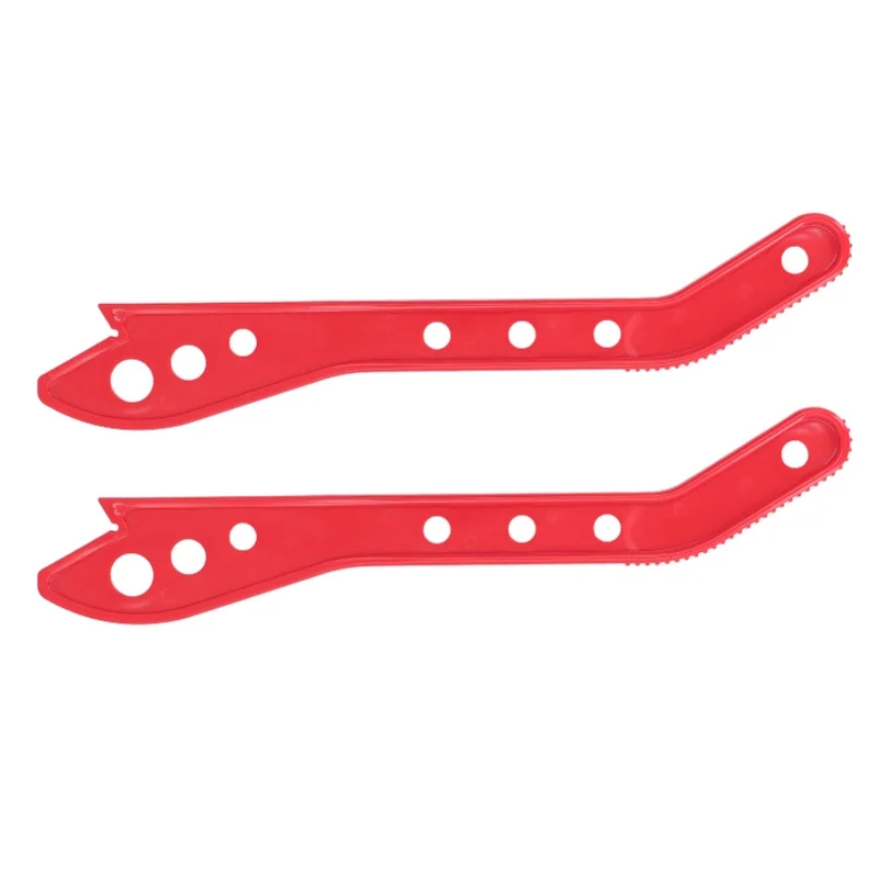 2PCS Safety Woodworking Push Stick Plastic Ergonomic Red Color Table Saw Push Stick