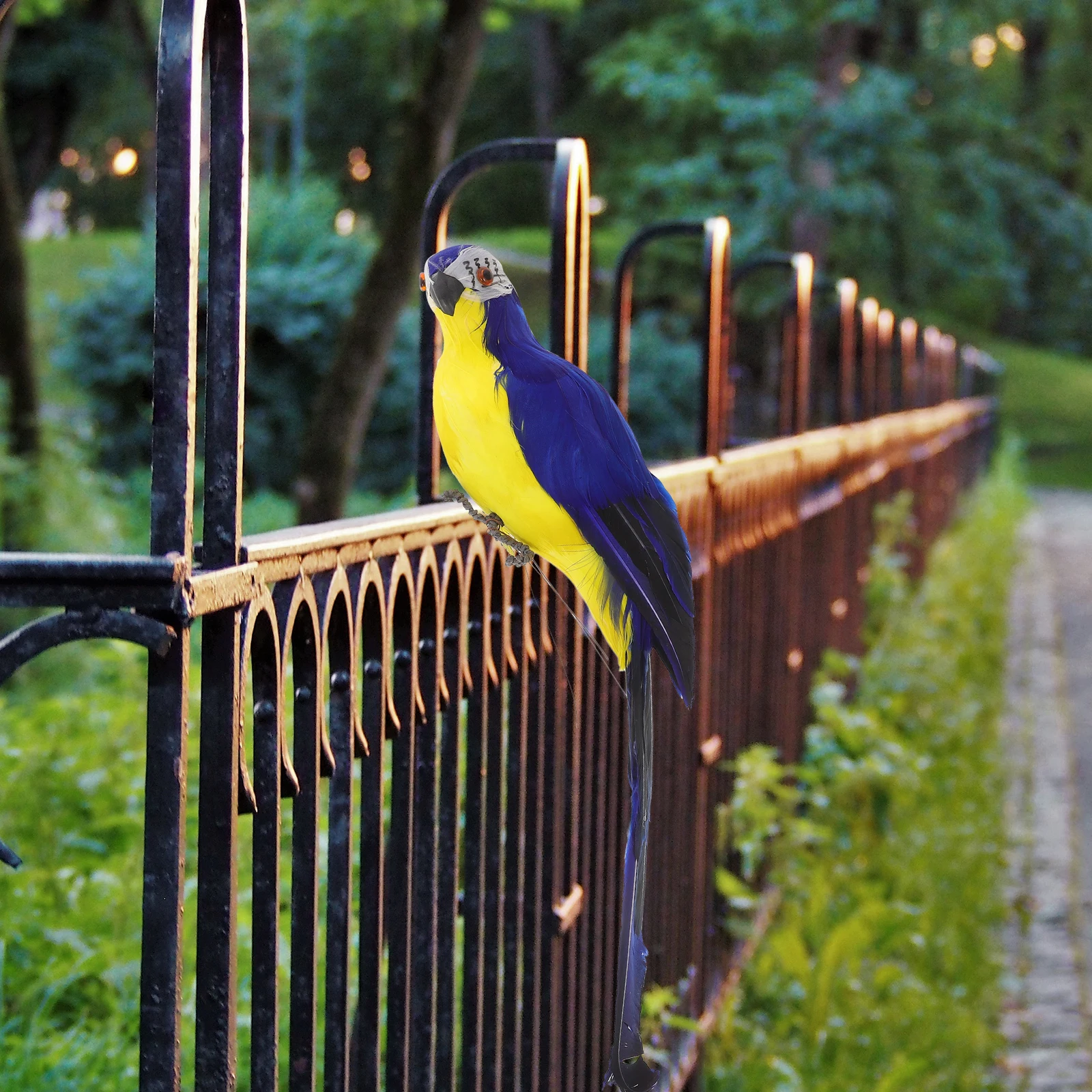 

Simulation Parrot Decoration Artificial Fake Realistic The Bird Ornament Figurines Home Ornaments