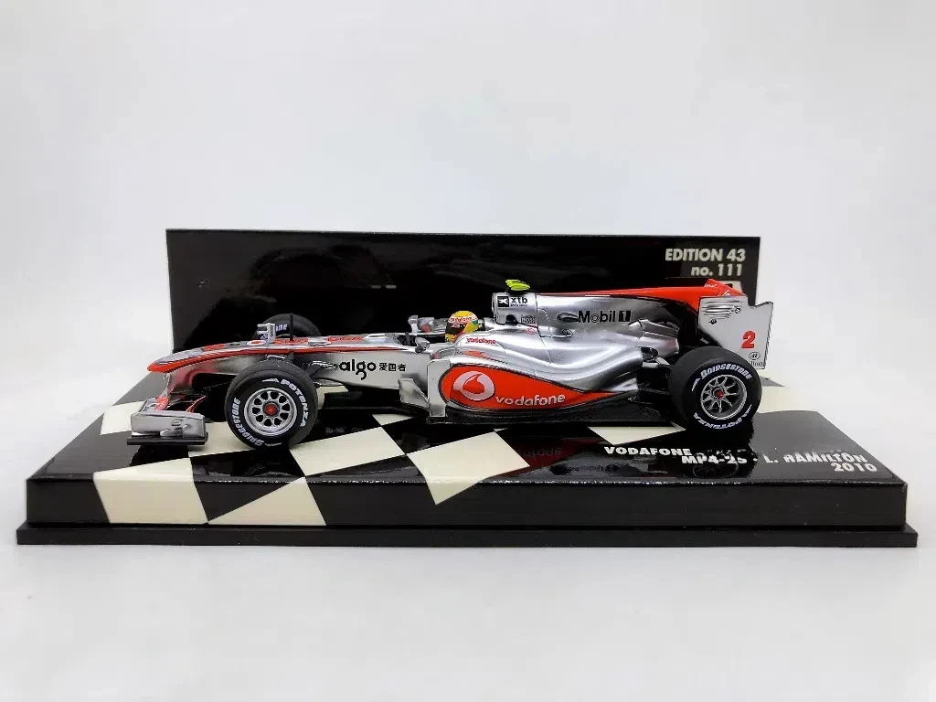 Minichamps 1:43 F1 MP4-25 2010 Lewis Hamilton Simulation Limited Edition Resin Metal Static Car Model Toy Gift