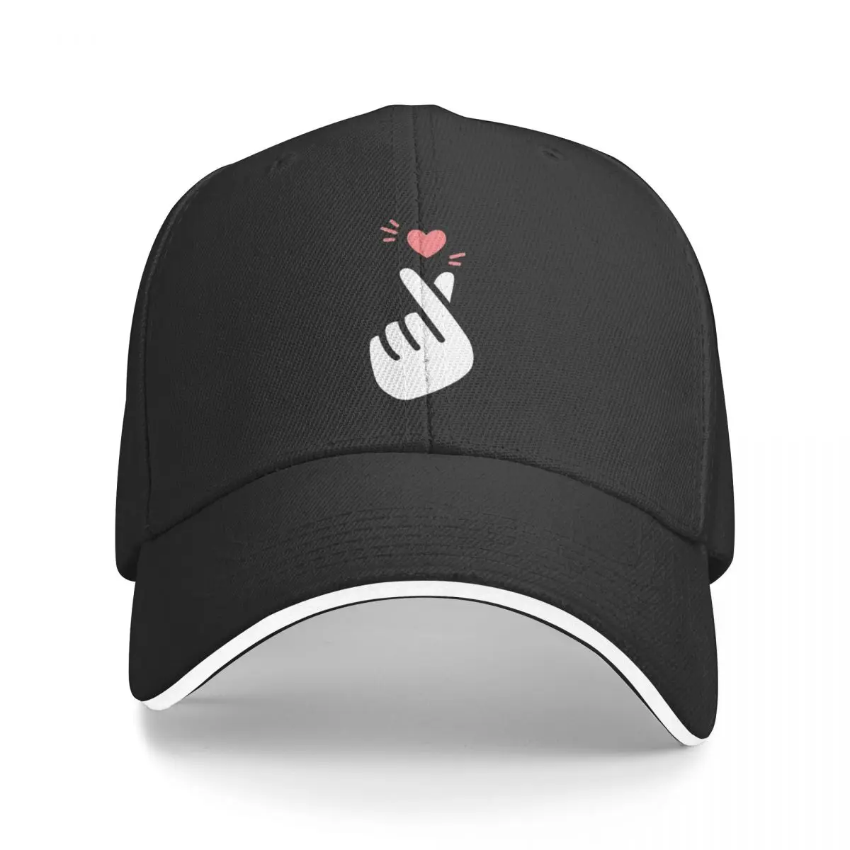 

Kpop Finger Heart - Aesthetic Baseball Cap Hat Luxury Brand Beach Outing dad hat New Hat Woman Men's