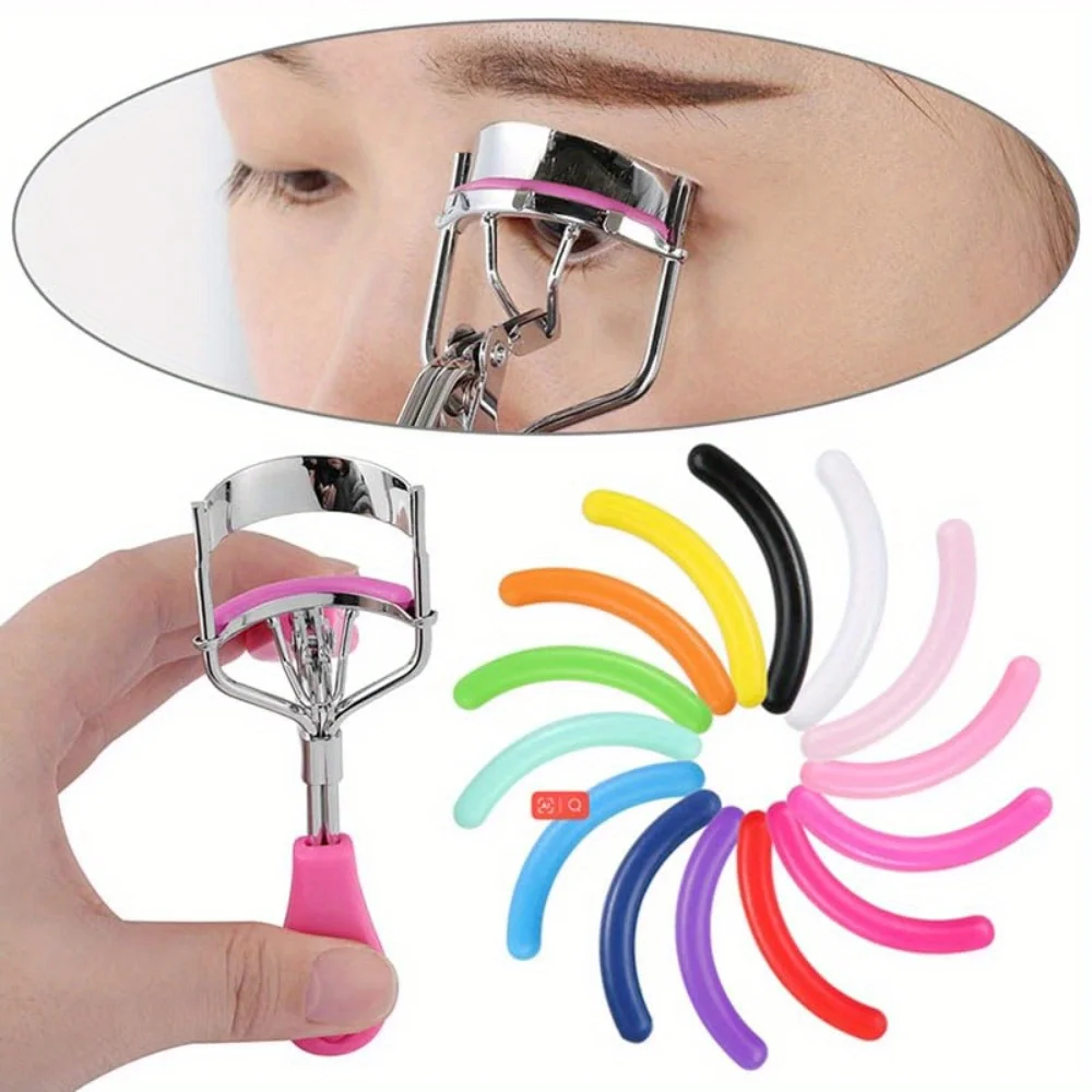 10 PCS Curler Refill Eyelash Curler Refill Pads Silicone Rubber Curler Replacement Refills Pads for Universal Eyelash Curler