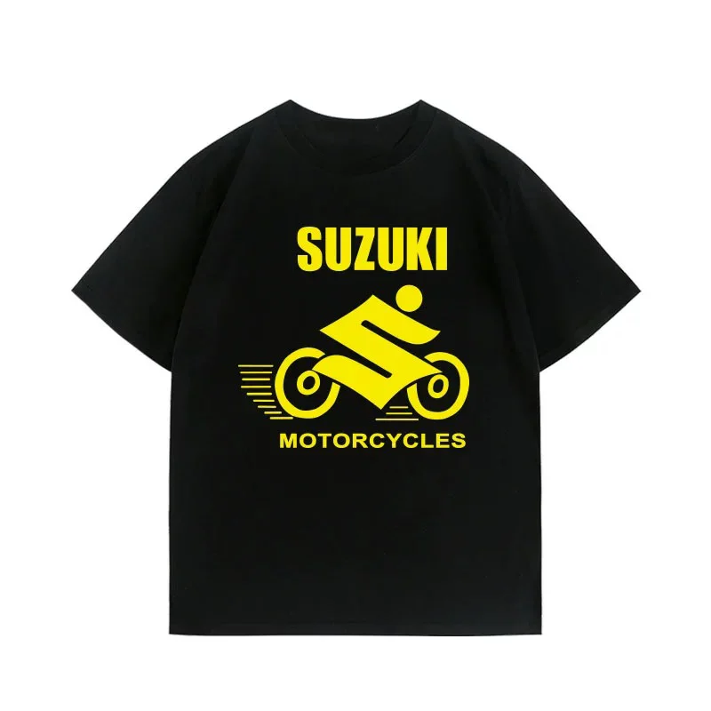 Suzuki Suzuki Bushi Hayabusa Motorcycle Male and Female Cycling Enthusiasts Heavy Motorcycle Cotton Summer Short-sleeved T-shirt