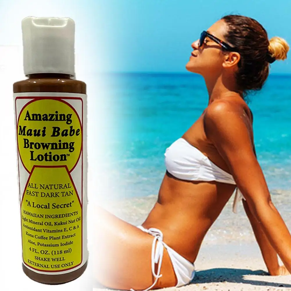 

118ml Tanning Lotion Black Beauty Sunless Tan Cream for an Even Skin Tone Facial Instant Self Tanning Nourish Natural Lotion
