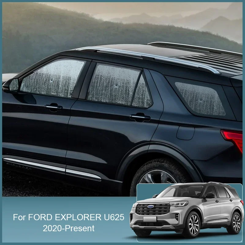 

Car Windshield Sunshades UV Protection Cover Window Curtain Sun Shade Visor Protect Accessories For Ford Explorer U625 2020-2025