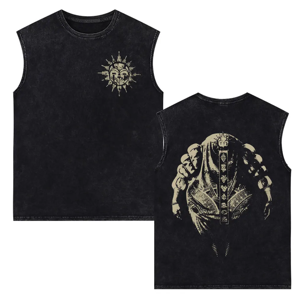 Clair Obscur Expedition 33 for Those Who Come After Vintage Washed Vest T Shirt Men Women Clothing Fashion Sleeveless Tank Tops