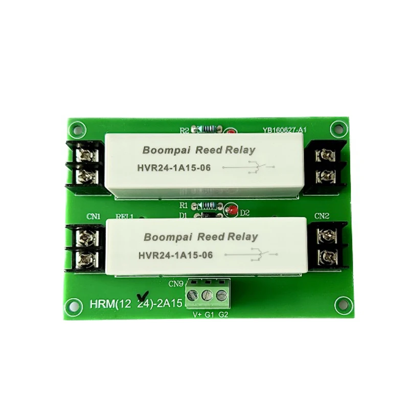 HRM12-2A15 HRM24-2A15Dry Spring Relay Module High Voltage Conversion Board Full PCB Pin Type Control Terminal Positive Pole