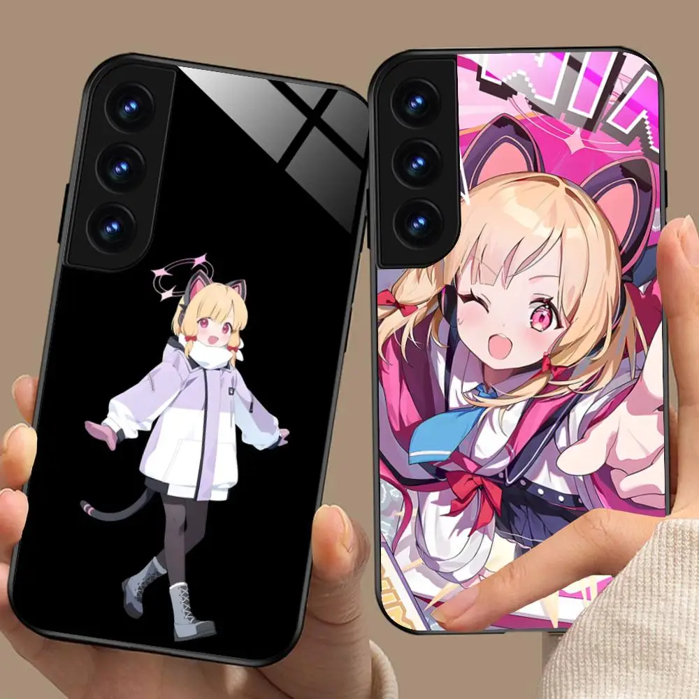 

Blue Archive Momoi Phone Case for Samsung Galaxy S26 S25 S24 S23 S22 S21 S20 Note20 Plus FE Ultra Glass Protective Cover