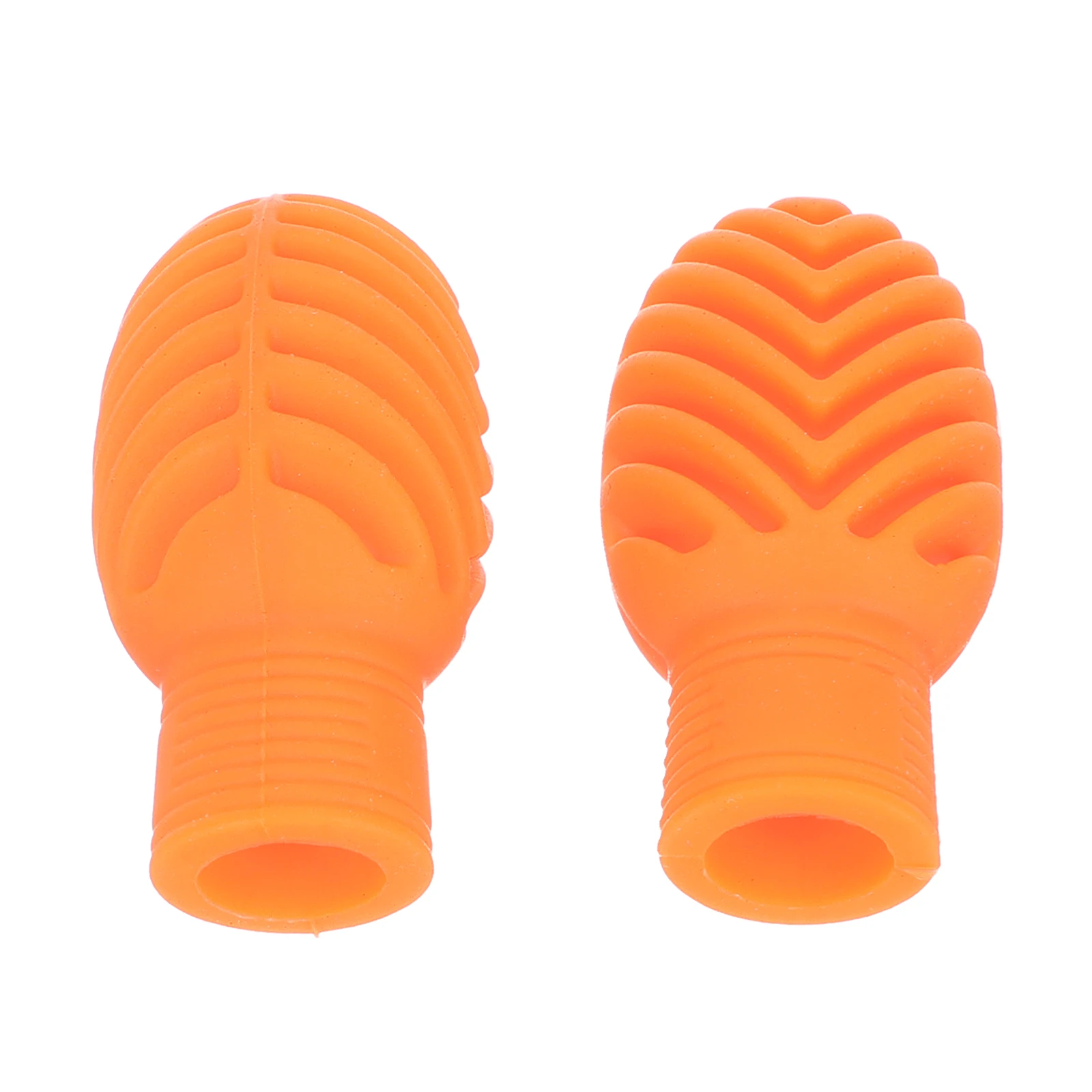 

2 Pcs Drumstick Protector Practice Aids Silent Covers Electronic Accessories Mute Silencers Protective Tips Silica Gel