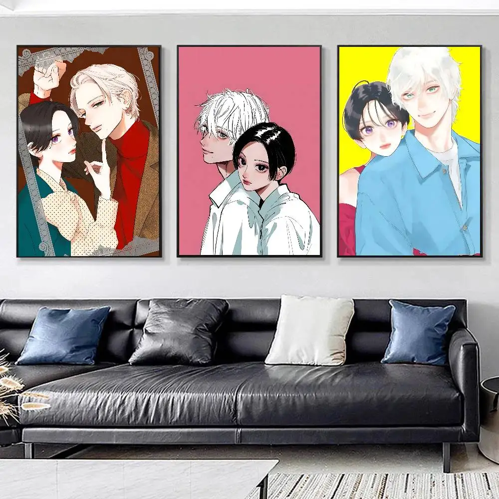 Anime I-In the Clear Moonlit Dusk Manga Posters HD Print Vintage Wall Art Decor for Home Study Room