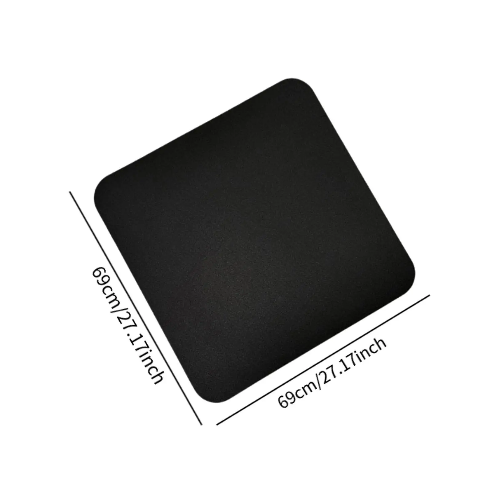 Almohadilla reclinable para suelos de madera dura, espuma EVA cortable, fácil de usar, herrajes para muebles, pinzas reclinables, alfombrilla para silla giratoria cuadrada