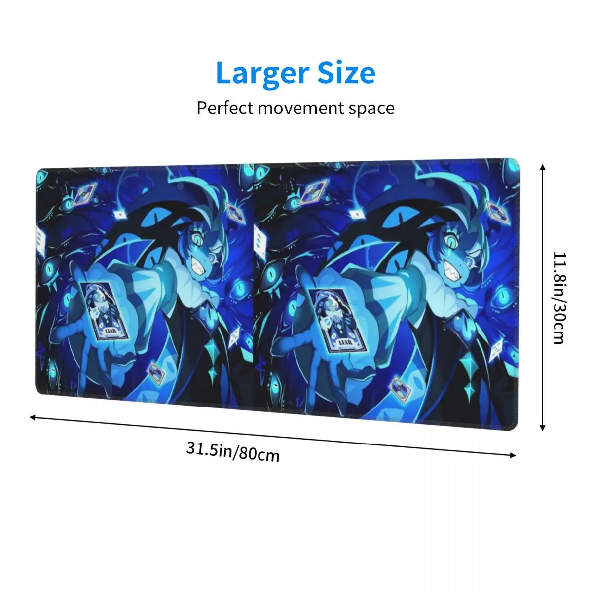 Shadow Milk Cookie Run Kingdom Game Large Mouse Pad Computer Keyboard Mouse Mat Gaming PC Laptop Desk Mat Table Mats